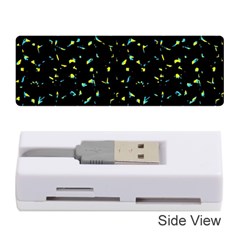 Splatter Abstract Dark Pattern Memory Card Reader (stick)  by dflcprints