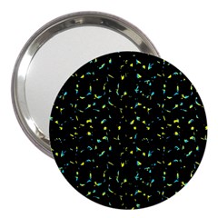 Splatter Abstract Dark Pattern 3  Handbag Mirrors by dflcprints