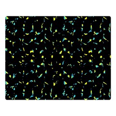 Splatter Abstract Dark Pattern Double Sided Flano Blanket (large)  by dflcprints