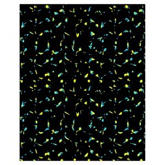 Splatter Abstract Dark Pattern Drawstring Bag (small) by dflcprints