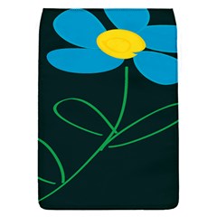 Whimsical Blue Flower Green Sexy Flap Covers (s)  by Mariart