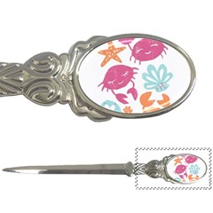 Animals Sea Flower Tropical Crab Letter Openers