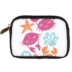 Animals Sea Flower Tropical Crab Digital Camera Cases by Mariart