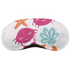 Animals Sea Flower Tropical Crab Sleeping Masks