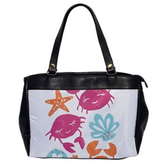 Animals Sea Flower Tropical Crab Office Handbags