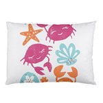 Animals Sea Flower Tropical Crab Pillow Case (Two Sides) Front