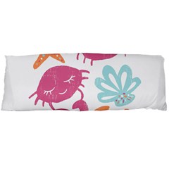 Animals Sea Flower Tropical Crab Body Pillow Case (dakimakura) by Mariart