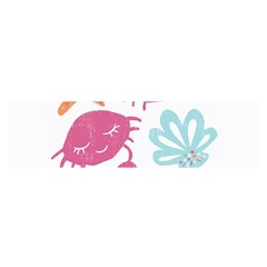 Animals Sea Flower Tropical Crab Satin Scarf (oblong) by Mariart