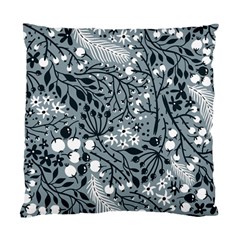 Abstract Floral Pattern Grey Standard Cushion Case (two Sides) by Mariart