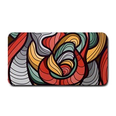 Beautiful Pattern Background Wave Chevron Waves Line Rainbow Art Medium Bar Mats