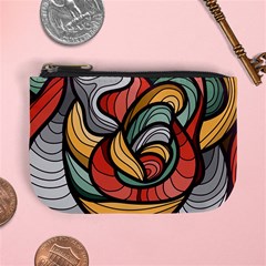 Beautiful Pattern Background Wave Chevron Waves Line Rainbow Art Mini Coin Purses by Mariart