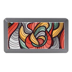 Beautiful Pattern Background Wave Chevron Waves Line Rainbow Art Memory Card Reader (mini) by Mariart