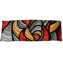 Beautiful Pattern Background Wave Chevron Waves Line Rainbow Art Body Pillow Case (dakimakura)