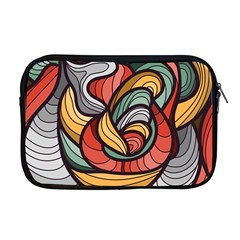 Beautiful Pattern Background Wave Chevron Waves Line Rainbow Art Apple Macbook Pro 17  Zipper Case