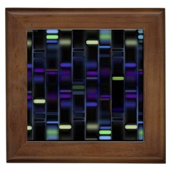 Biostatistics Line Blue Framed Tiles