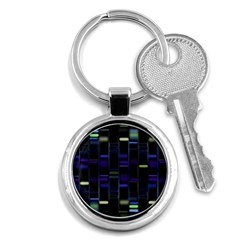 Biostatistics Line Blue Key Chains (round) 