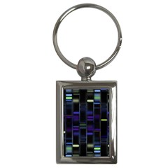 Biostatistics Line Blue Key Chains (rectangle)  by Mariart