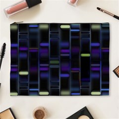 Biostatistics Line Blue Cosmetic Bag (xl)