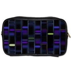 Biostatistics Line Blue Toiletries Bags by Mariart