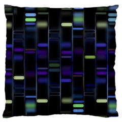 Biostatistics Line Blue Standard Flano Cushion Case (two Sides) by Mariart