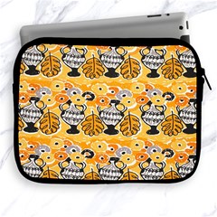 Amfora Leaf Yellow Flower Apple Ipad 2/3/4 Zipper Cases by Mariart