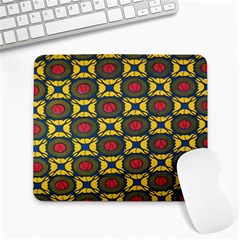 African Textiles Patterns Large Mousepads