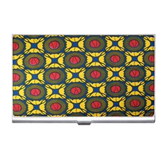 African Textiles Patterns Business Card Holders by Mariart