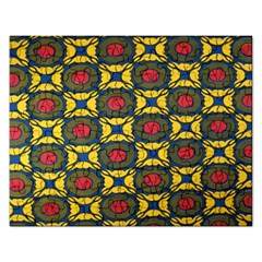 African Textiles Patterns Rectangular Jigsaw Puzzl by Mariart