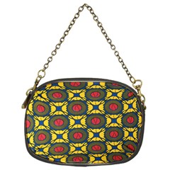 African Textiles Patterns Chain Purses (two Sides)  by Mariart