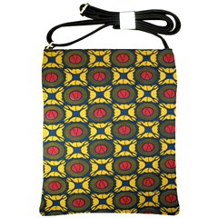 African Textiles Patterns Shoulder Sling Bags by Mariart