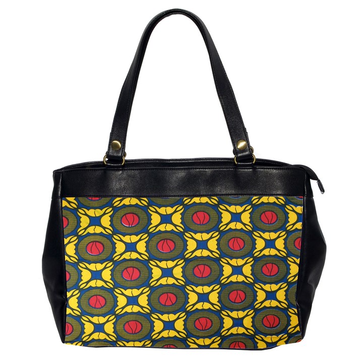 African Textiles Patterns Office Handbags (2 Sides) 