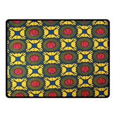 African Textiles Patterns Fleece Blanket (small) by Mariart