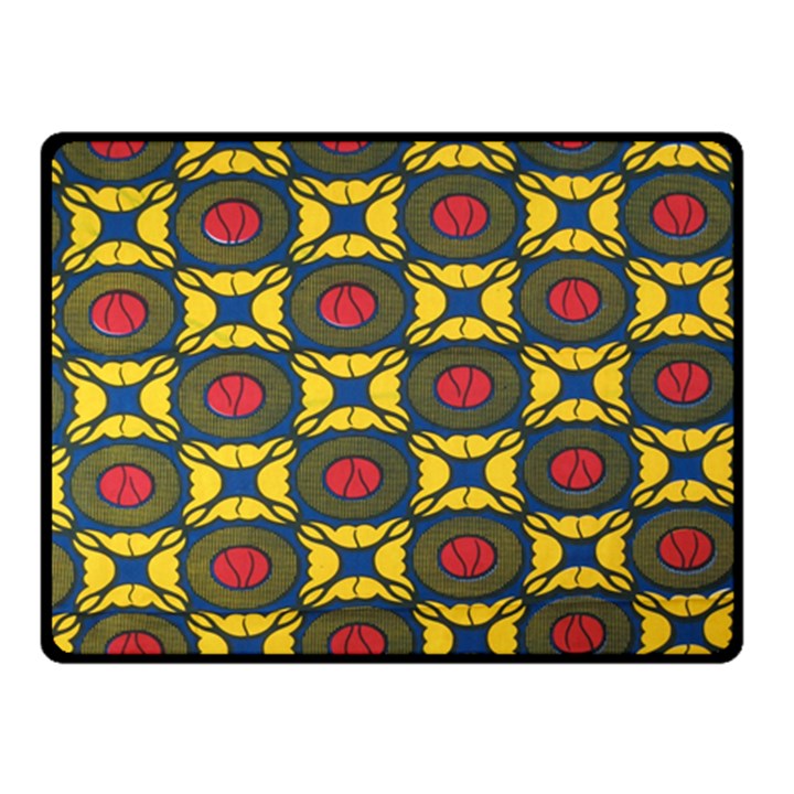 African Textiles Patterns Fleece Blanket (Small)