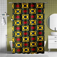 African Textiles Patterns Shower Curtain 48  X 72  (small)  by Mariart