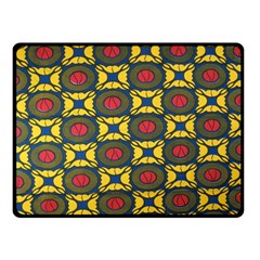 African Textiles Patterns Double Sided Fleece Blanket (small)  by Mariart