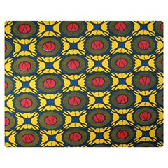 African Textiles Patterns Double Sided Flano Blanket (medium)  by Mariart