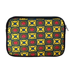 African Textiles Patterns Apple Macbook Pro 17  Zipper Case by Mariart