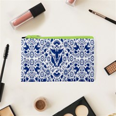 Birds Fish Flowers Floral Star Blue White Sexy Animals Beauty Cosmetic Bag (xs)