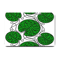 Bottna Fabric Leaf Green Small Doormat 