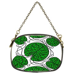 Bottna Fabric Leaf Green Chain Purses (one Side)  by Mariart