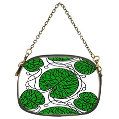 Bottna Fabric Leaf Green Chain Purses (two Sides)  by Mariart