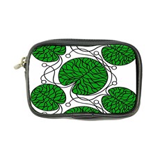 Bottna Fabric Leaf Green Coin Purse by Mariart