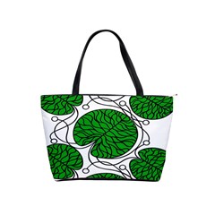 Bottna Fabric Leaf Green Shoulder Handbags