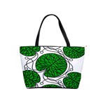 Bottna Fabric Leaf Green Shoulder Handbags Front