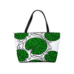 Bottna Fabric Leaf Green Shoulder Handbags Back