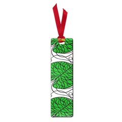 Bottna Fabric Leaf Green Small Book Marks by Mariart