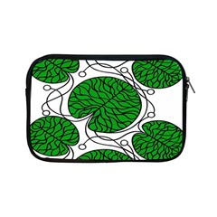 Bottna Fabric Leaf Green Apple Ipad Mini Zipper Cases by Mariart