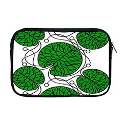 Bottna Fabric Leaf Green Apple Macbook Pro 17  Zipper Case by Mariart