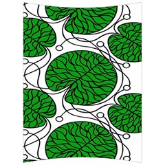 Bottna Fabric Leaf Green Back Support Cushion by Mariart