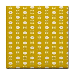 Circle Polka Chevron Orange Pink Spot Dots Tile Coasters